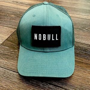 NOBULL Patch Curved-Brim Trucker Hat Balsam Color
